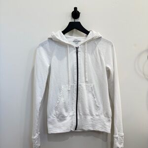 James Perse Vintage French Cotton-Terry Hoodie